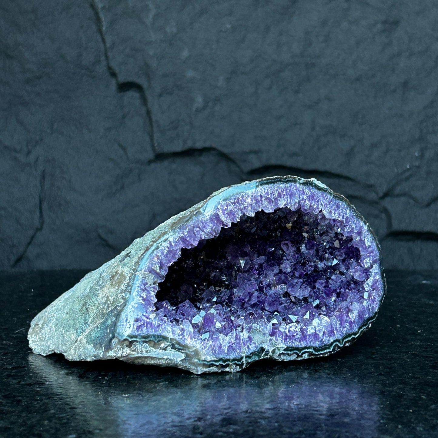 Deep Purple Amethyst Geode