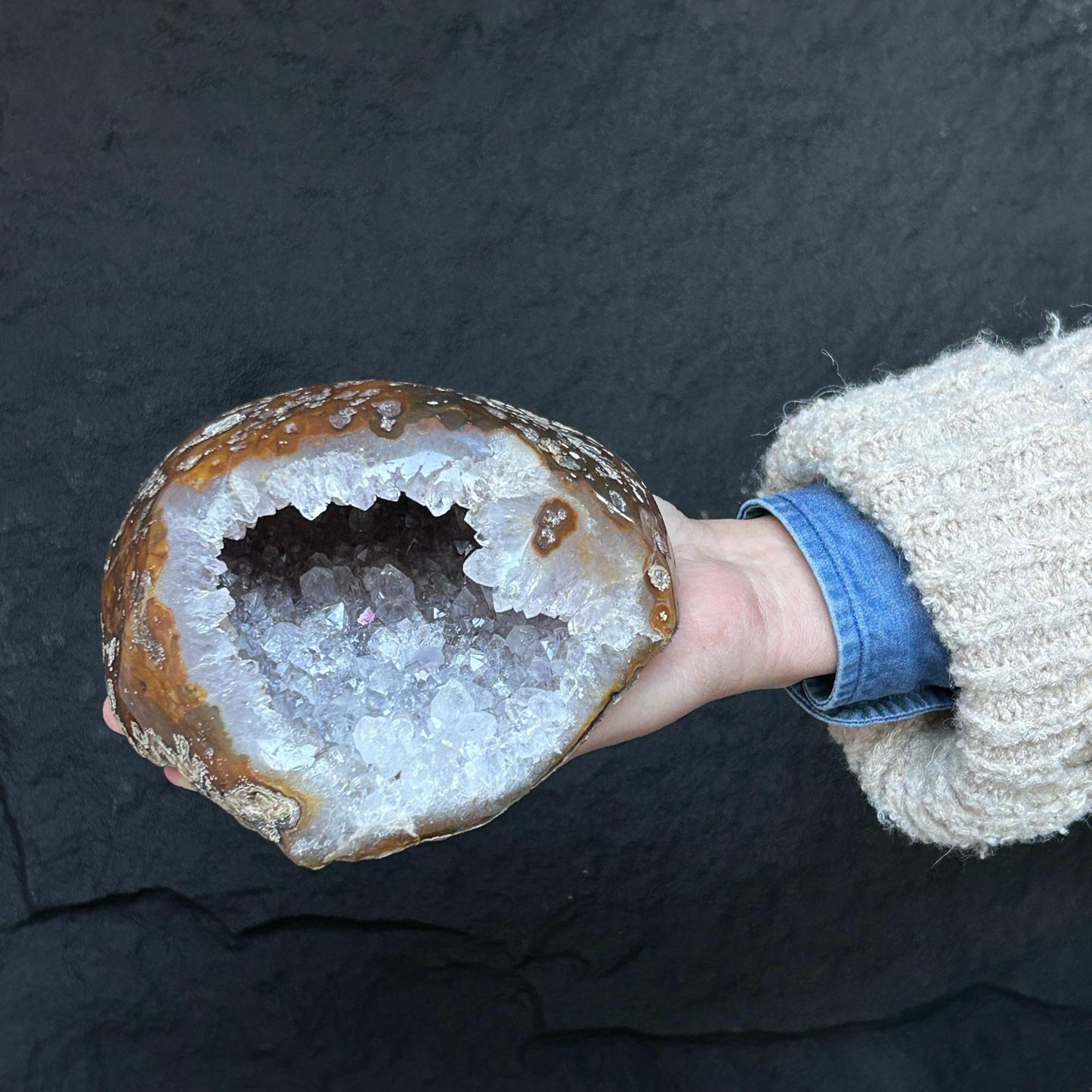 Natural Quartz Geode - 4+ lbs!