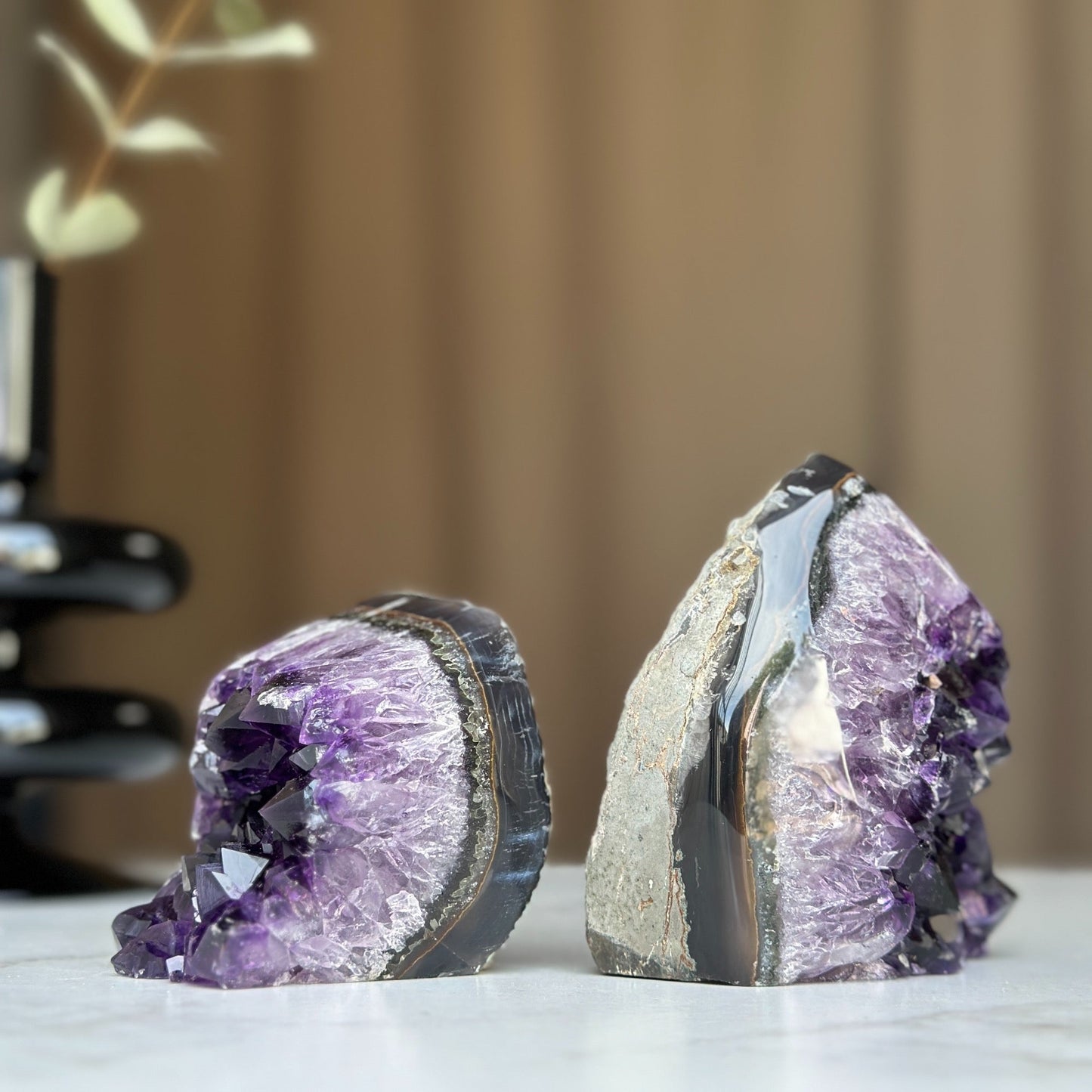 Amethyst set of 2