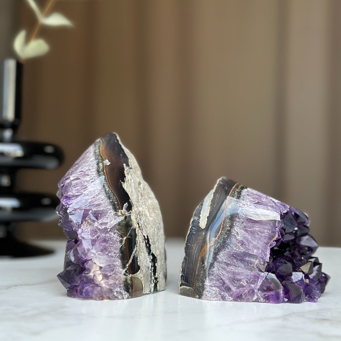 Amethyst set of 2