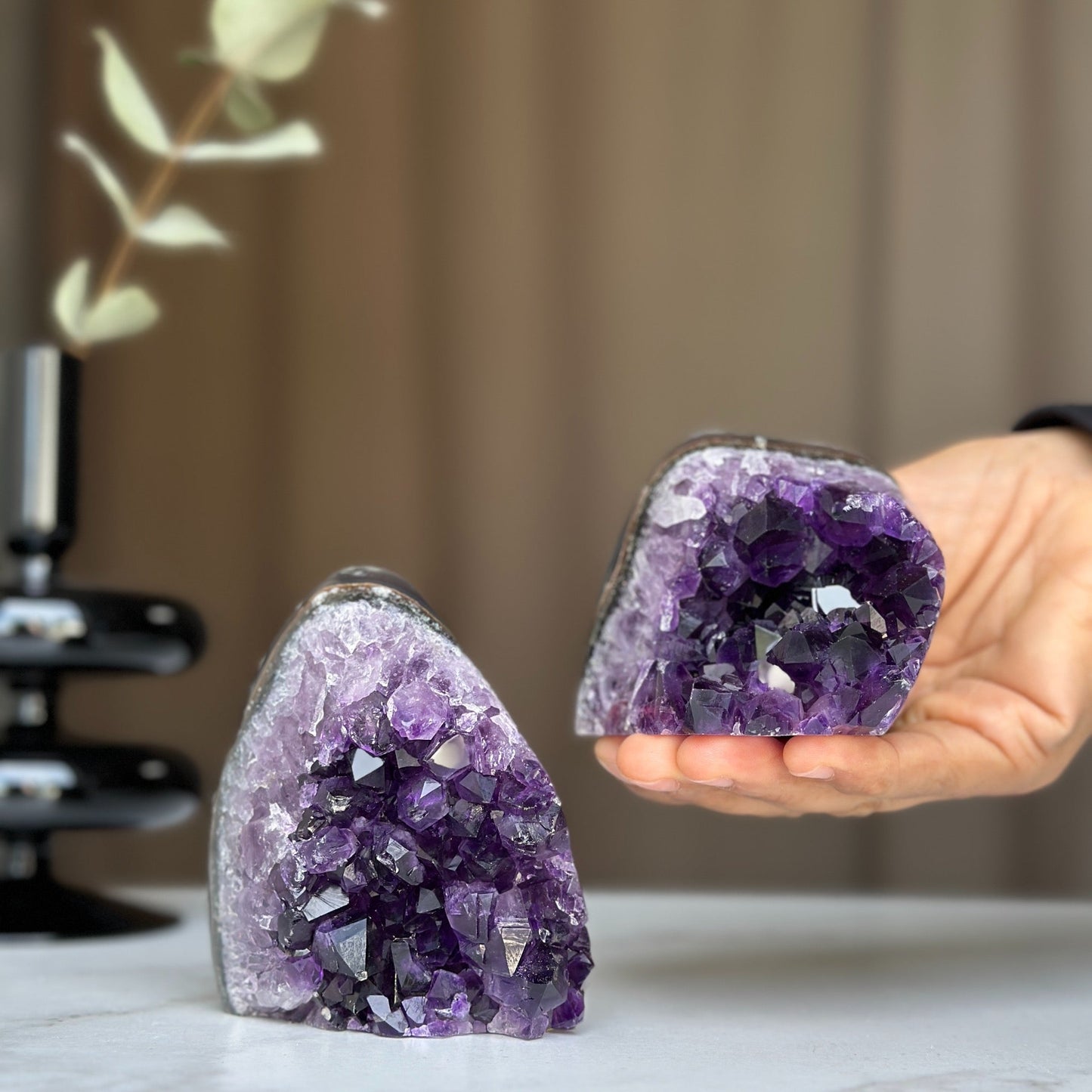 Amethyst set of 2