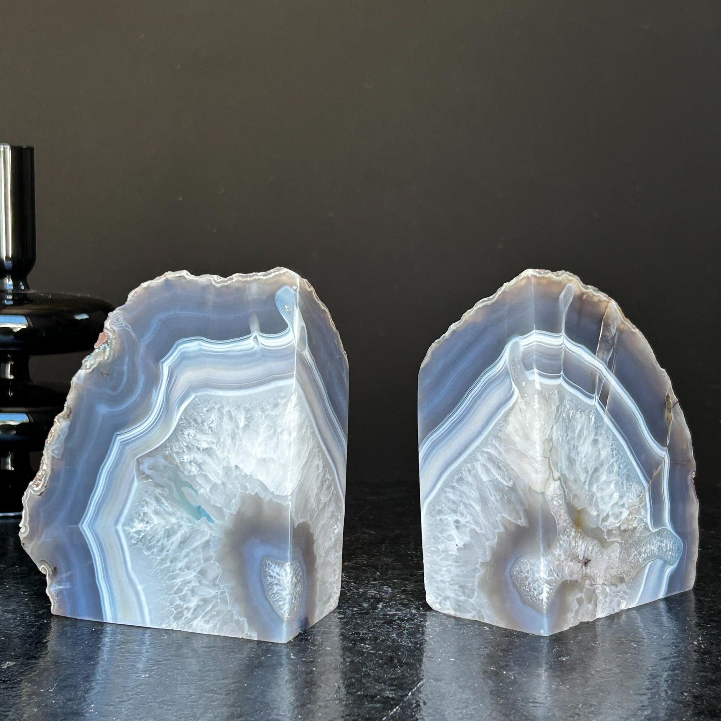 Agate Bookends, XL - Ethically Sourced