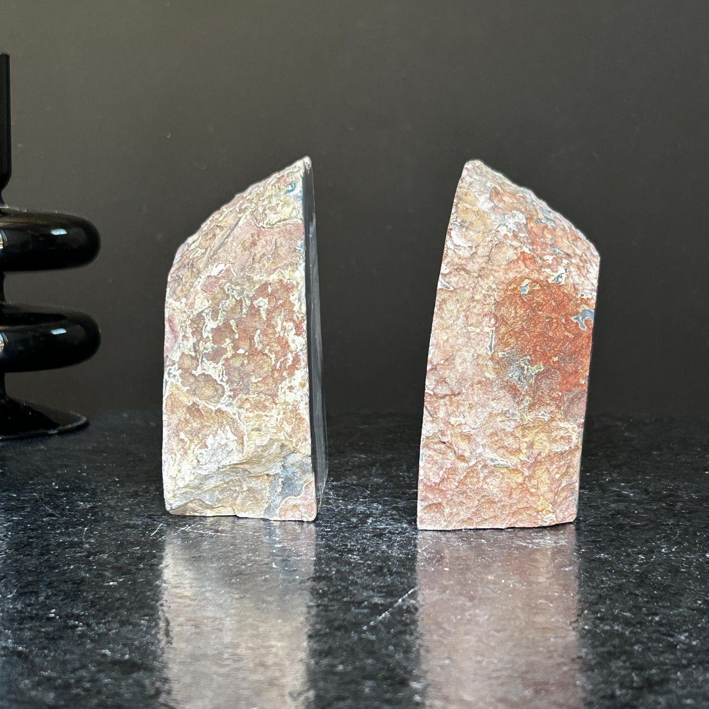 Agate Bookends, XL - Ethically Sourced