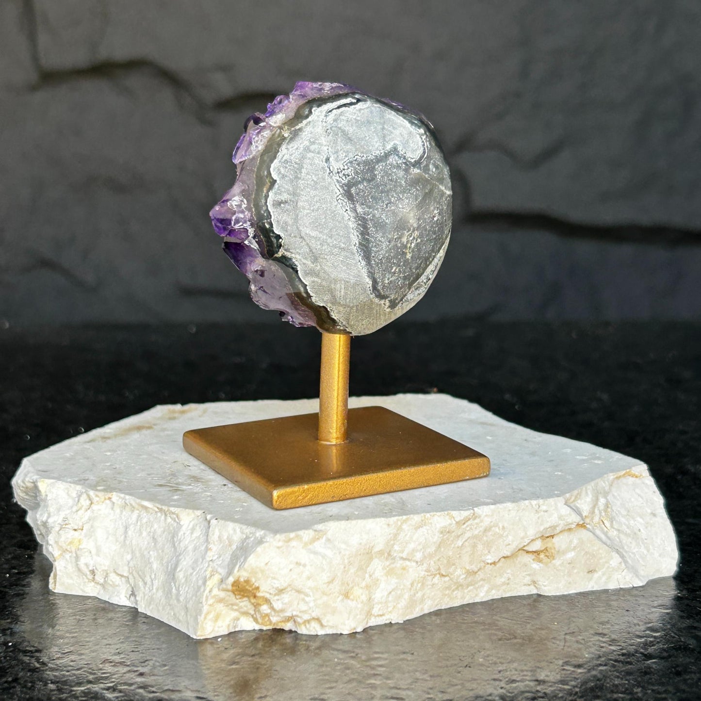 Amethyst Cluster Sets! RARE SIZES! - Comes with Stands! - (URUGUAY) Ethically Sourced
