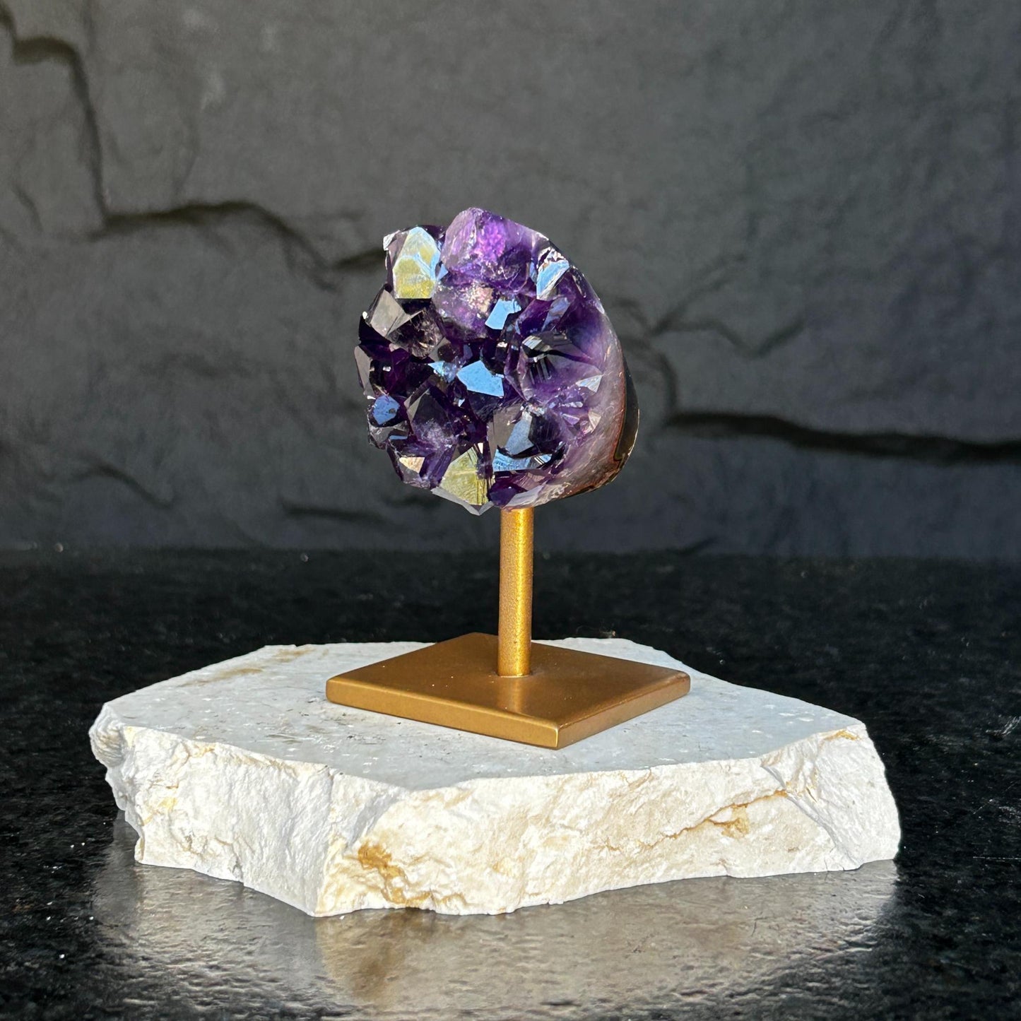 Amethyst Cluster Sets! RARE SIZES! - Comes with Stands! - (URUGUAY) Ethically Sourced