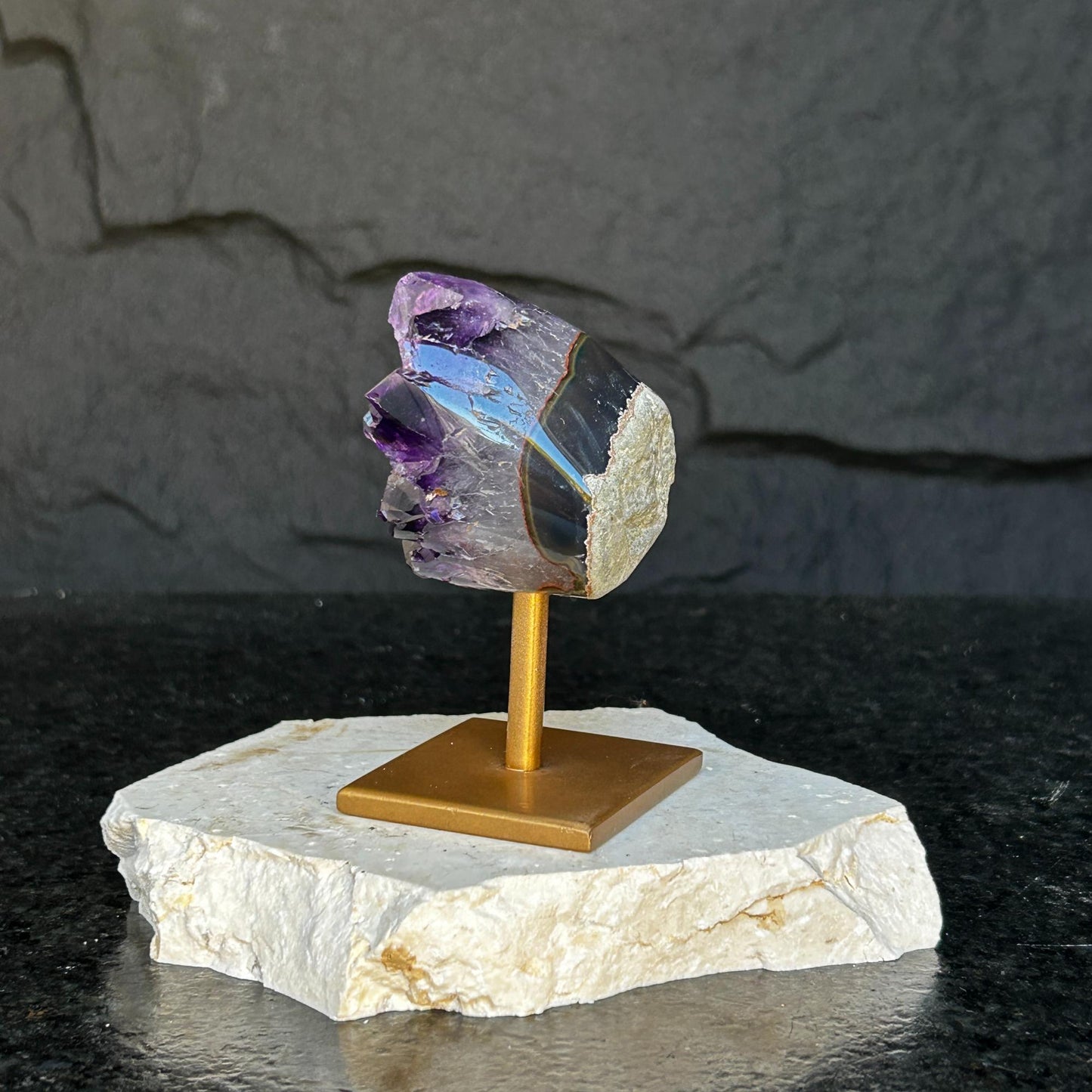 Amethyst Cluster Sets! RARE SIZES! - Comes with Stands! - (URUGUAY) Ethically Sourced