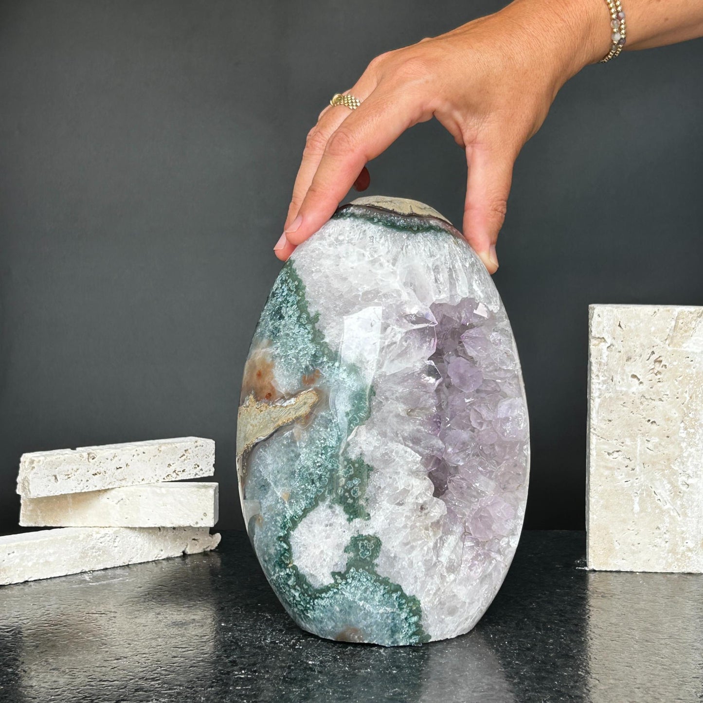 Agate and Amethyst Quartz Cave