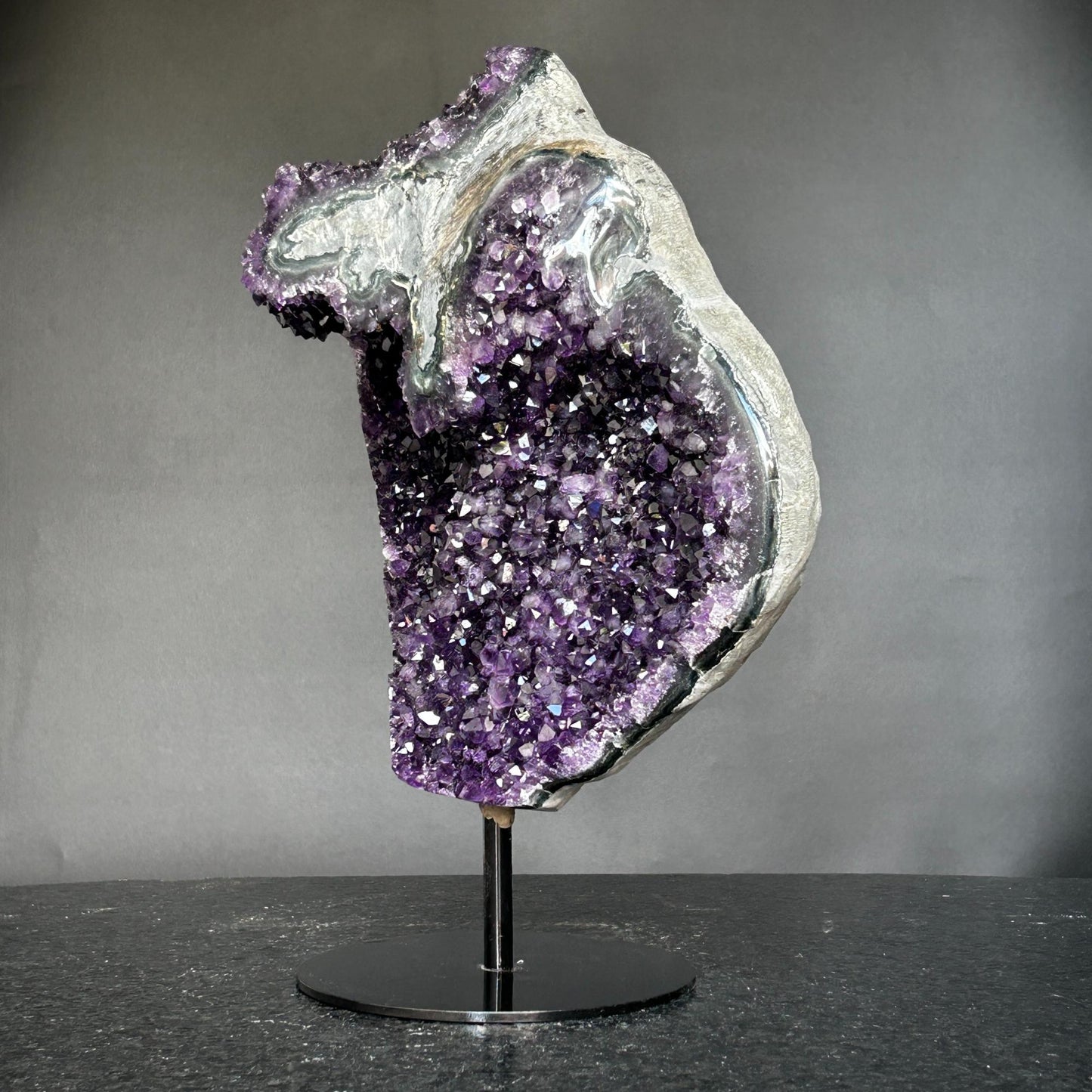 Deep Purple Amethyst Statement Piece - 13lbs!!!! - (Uruguay) Ethically Sourced