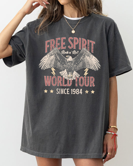 Free Spirit, World Tour, 1980s - Comfort Colors T-Shirt