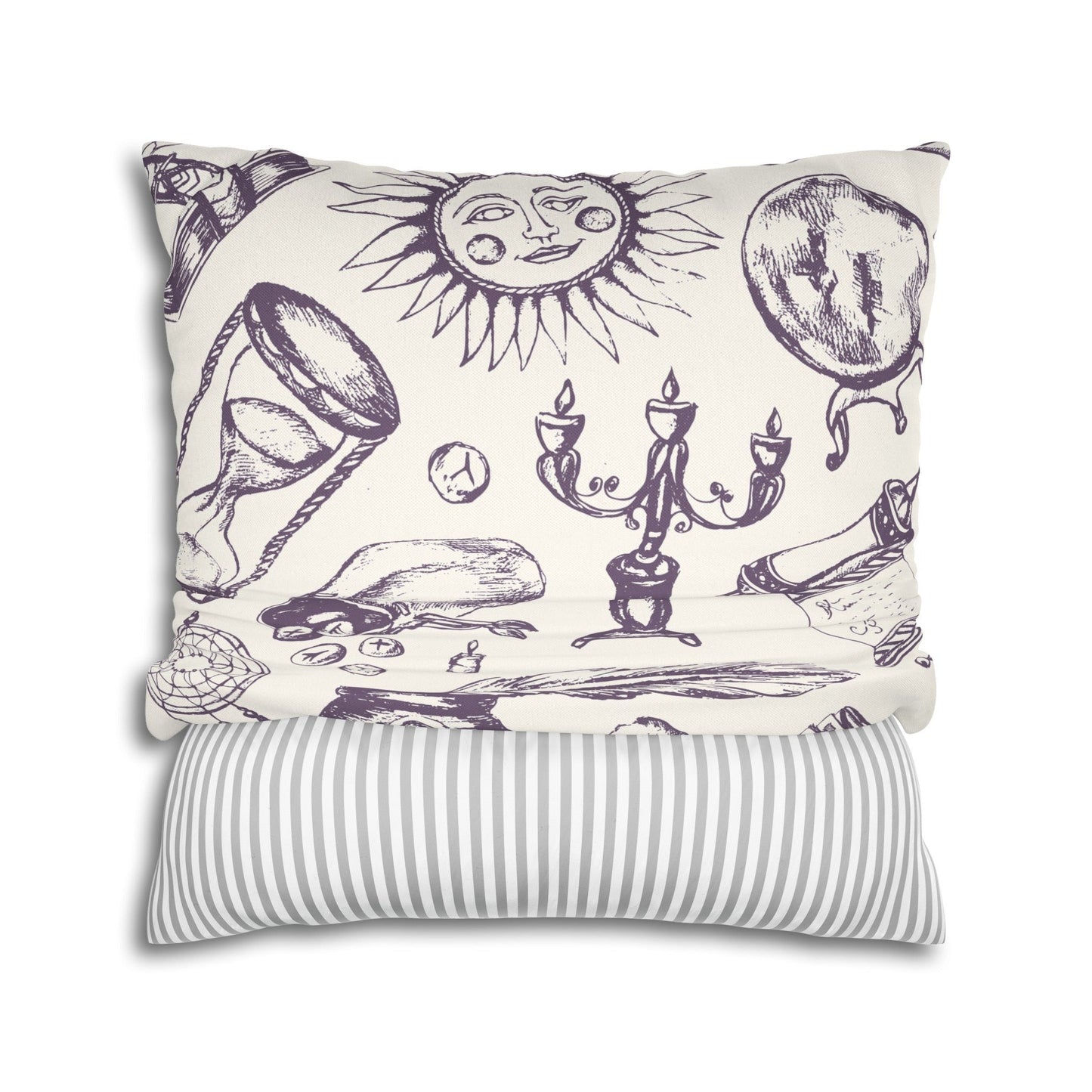 Fortune Teller - Throw Pillow (Light)