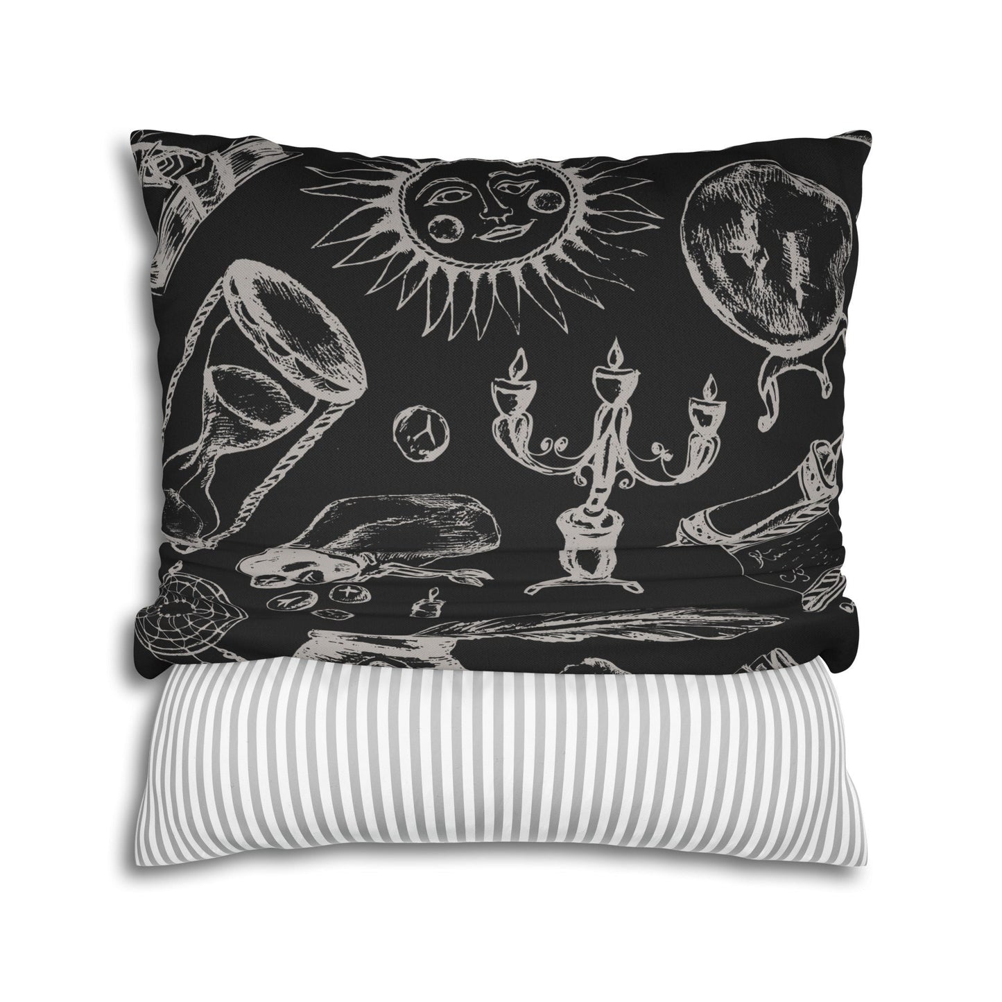 Fortune Teller - Throw Pillow (Dark)
