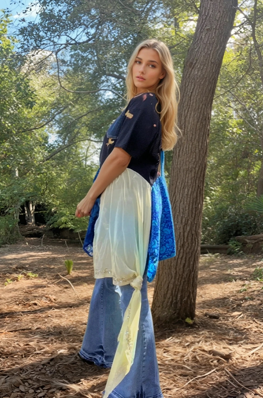 Bleach T-Shirt with Flare