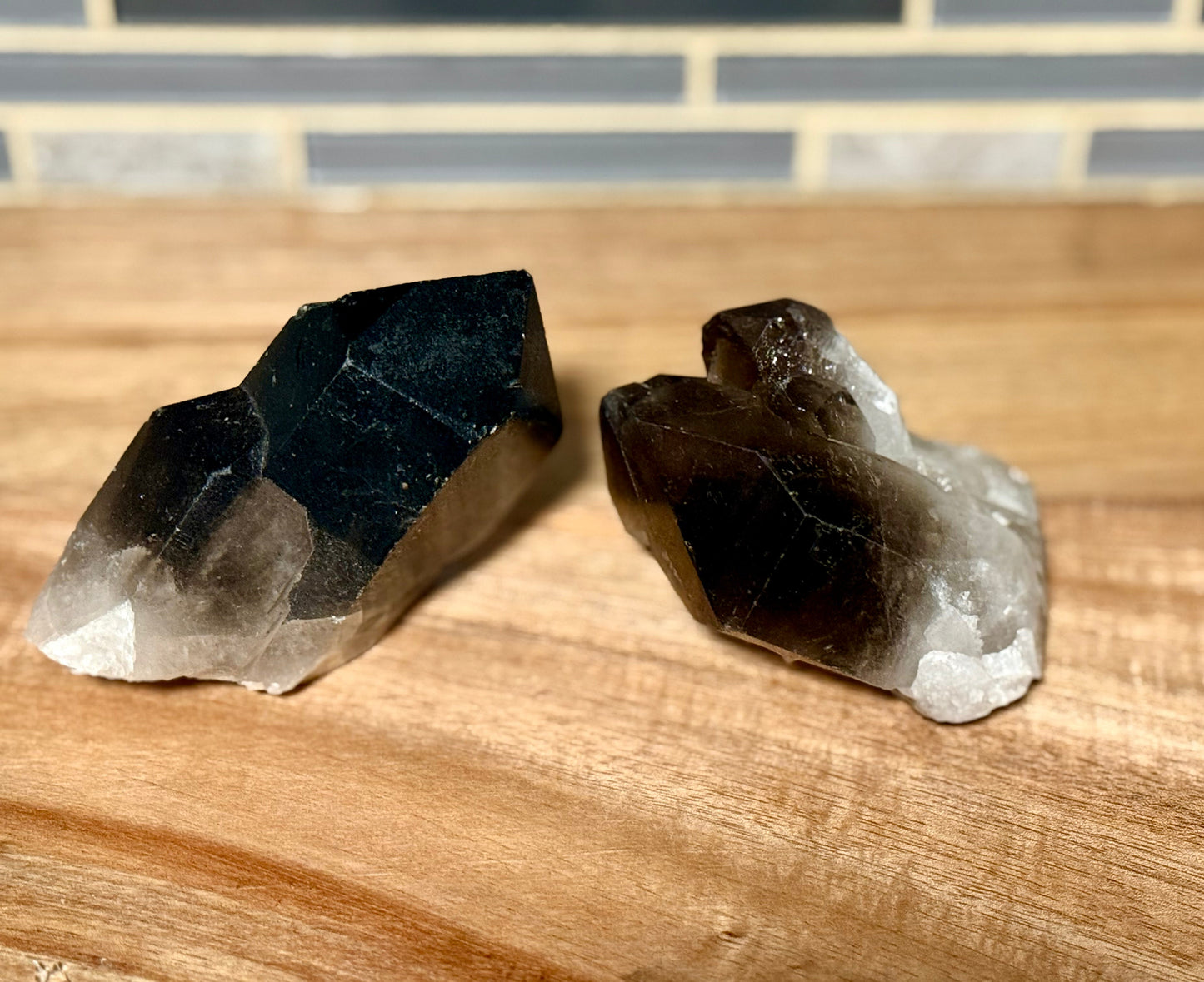 Smoky Quartz Clusters & Points