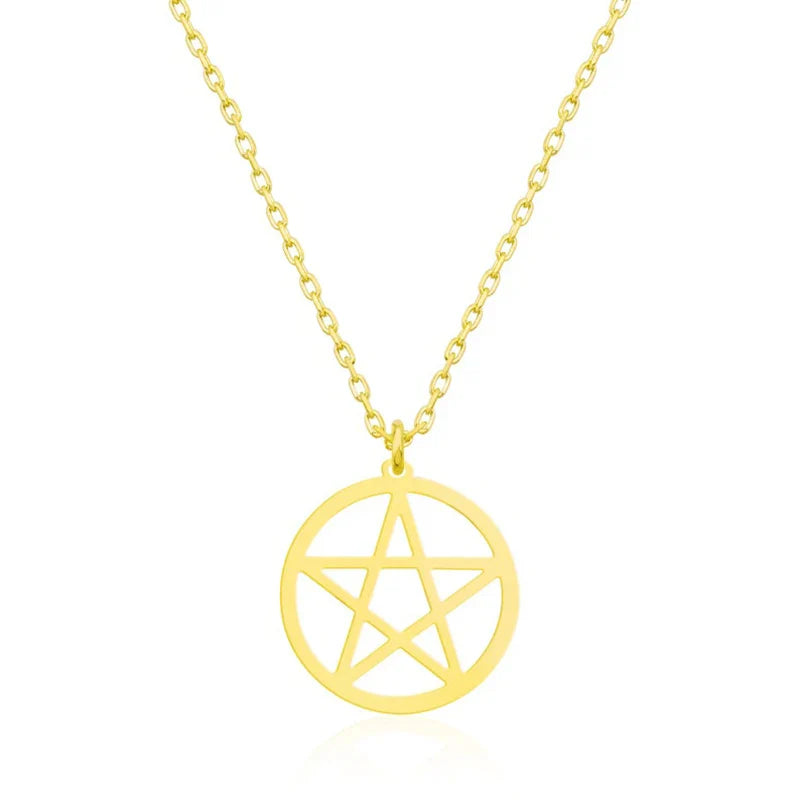 Pentacle Chain Necklace