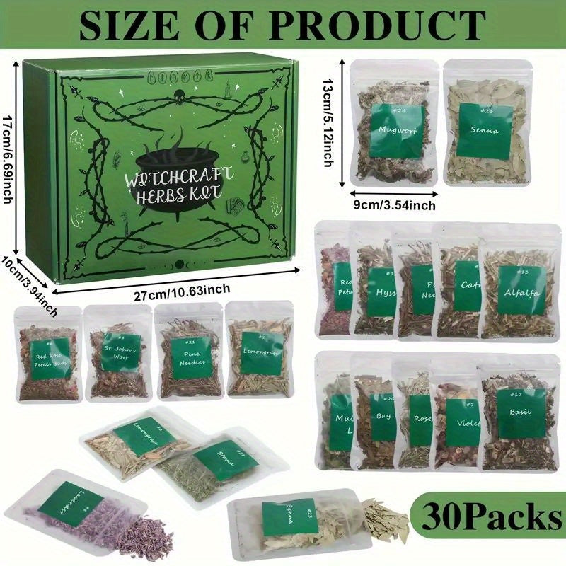 Beginnger Witchcraft Herbs Kit