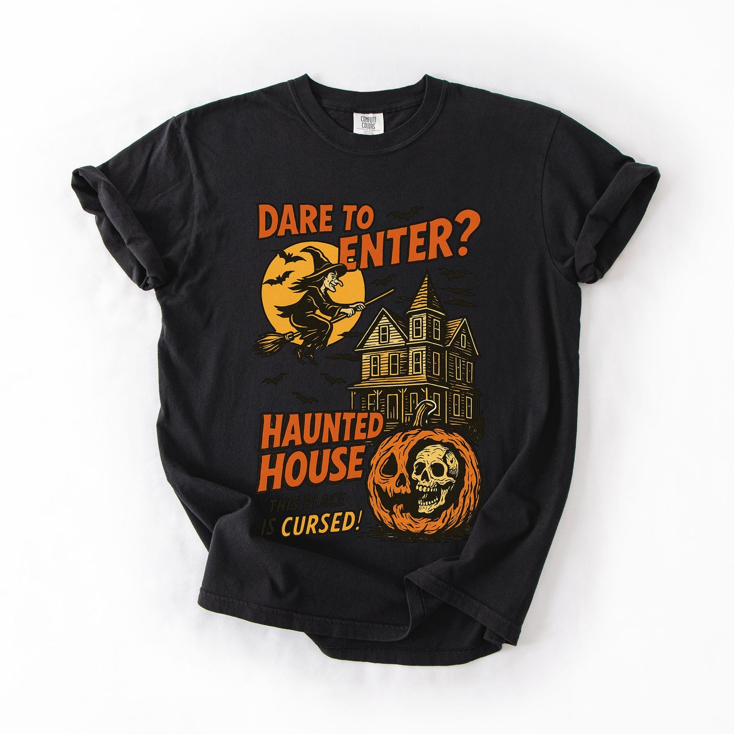Haunted House - Comfort Colors T-Shirt
