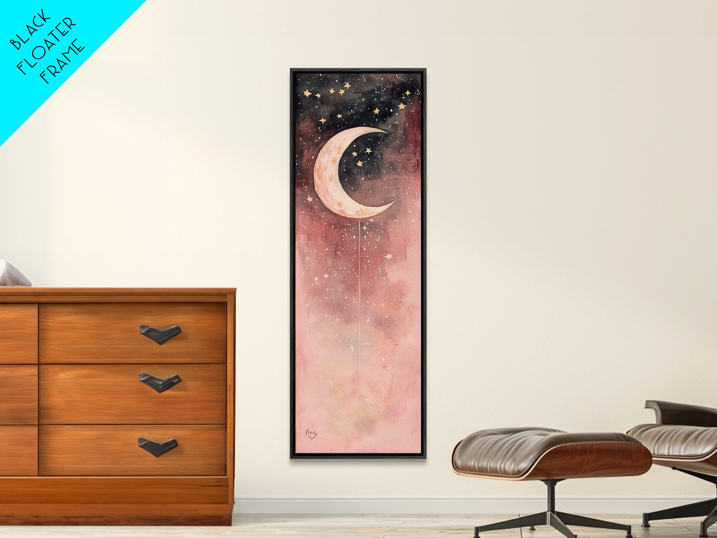 Crescent Moon Canvas Print
