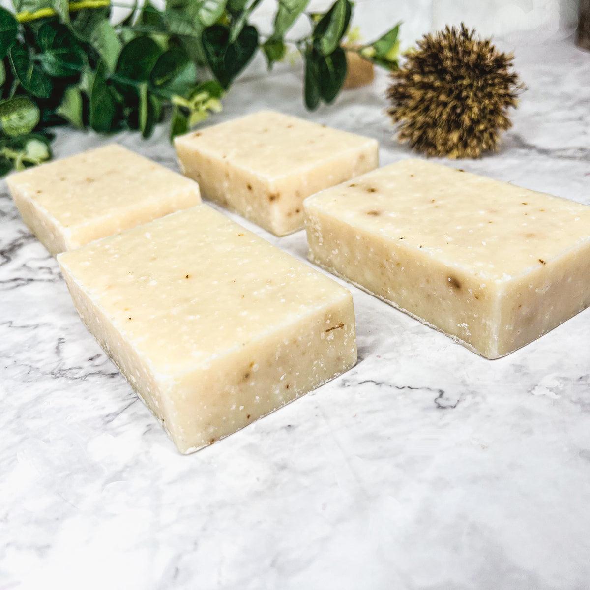 Spearmint Basil - Exfoliating Handmade Soap