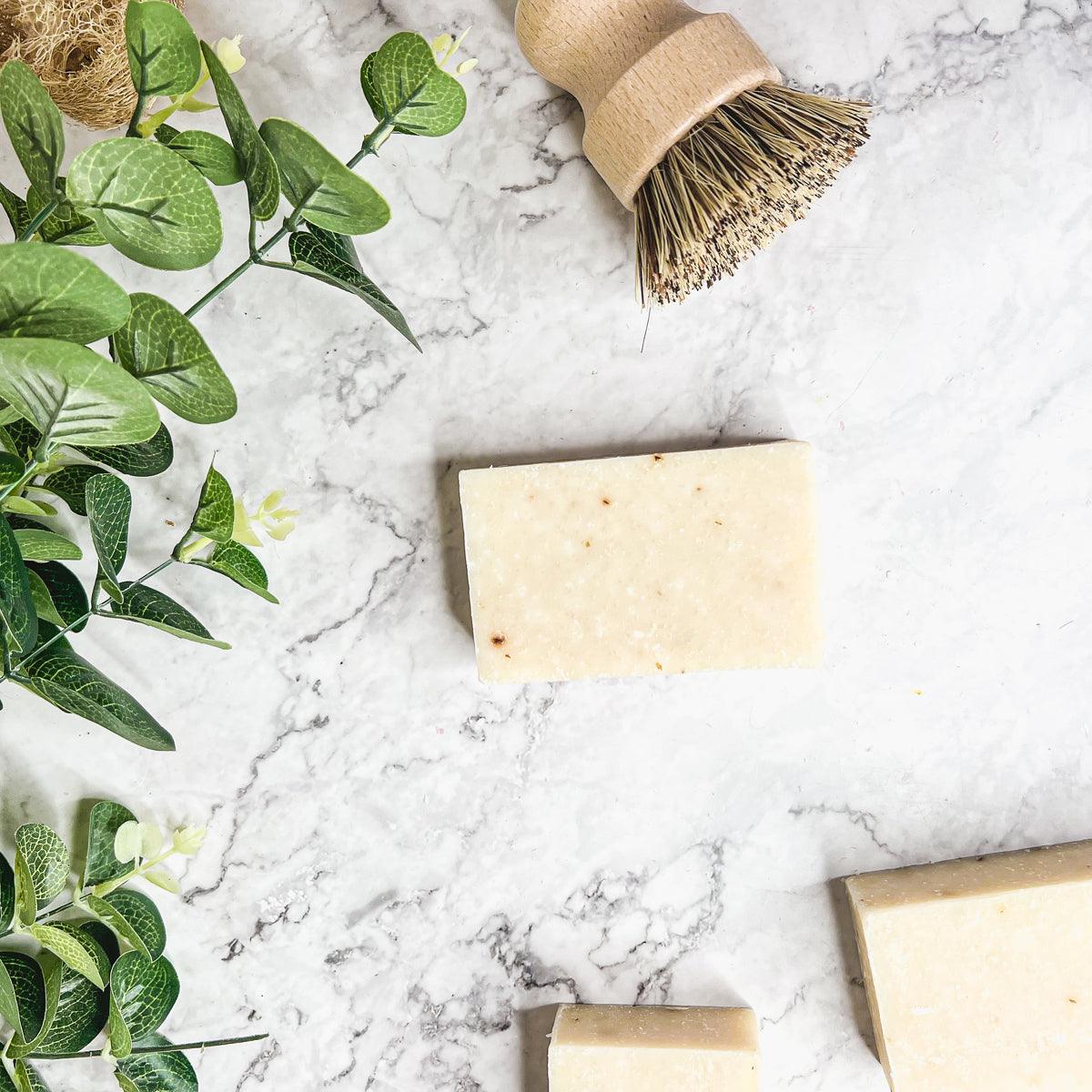 Spearmint Basil - Exfoliating Handmade Soap