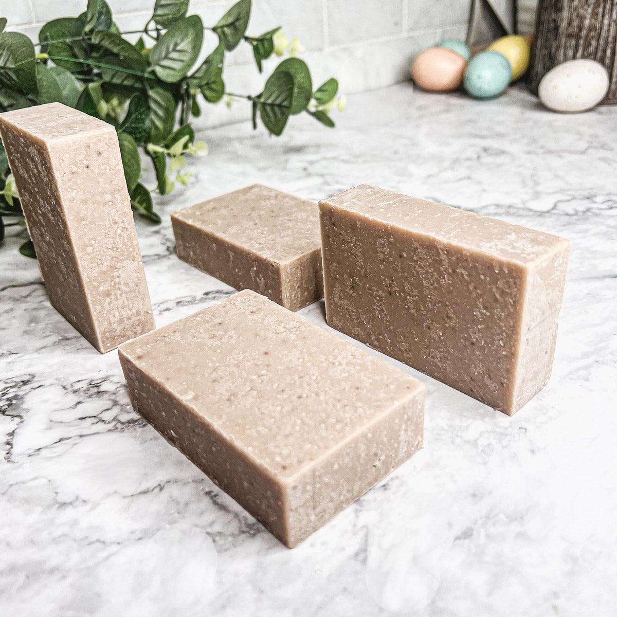 Sandalwood Red Rose - Handmade Soap, Exfoliating Scrub
