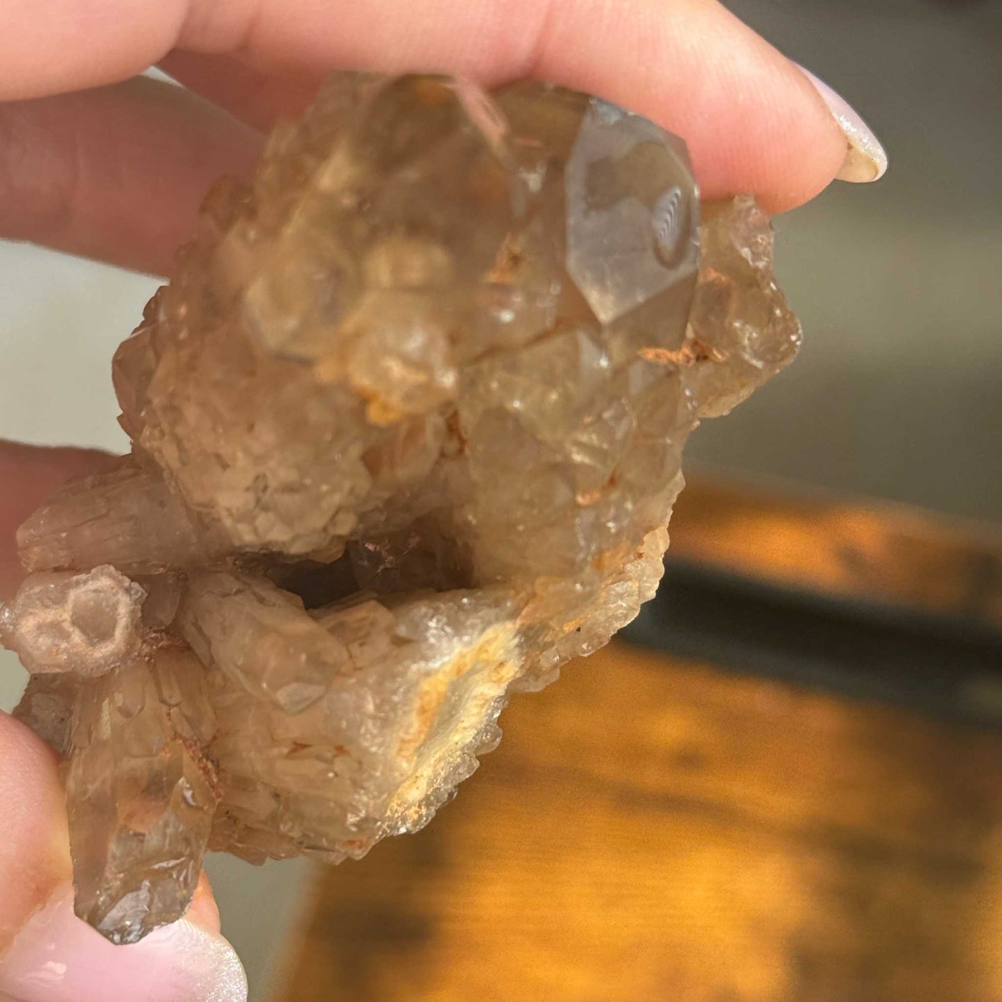 Natural Kundalini Citrine Summit Cluster 🌄✨