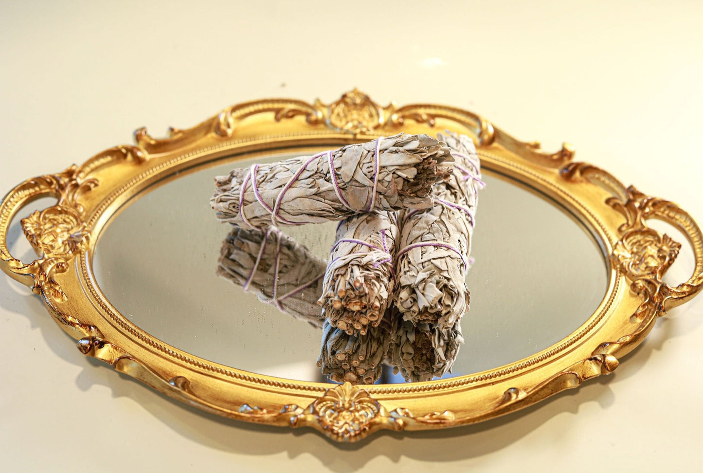 White Sage & Lavender - 4" Sustainably Harvested