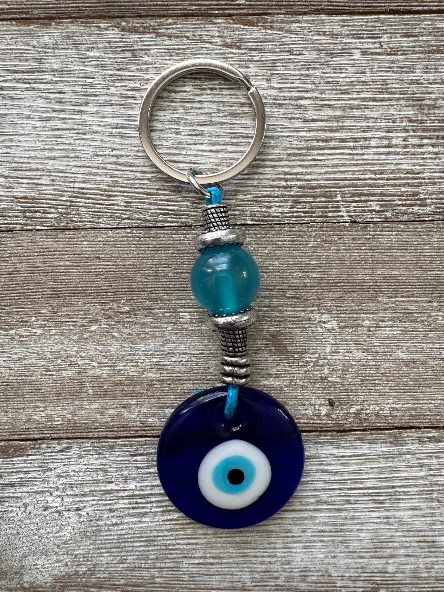 Evil Eye Beaded Keychain / Bag Charm