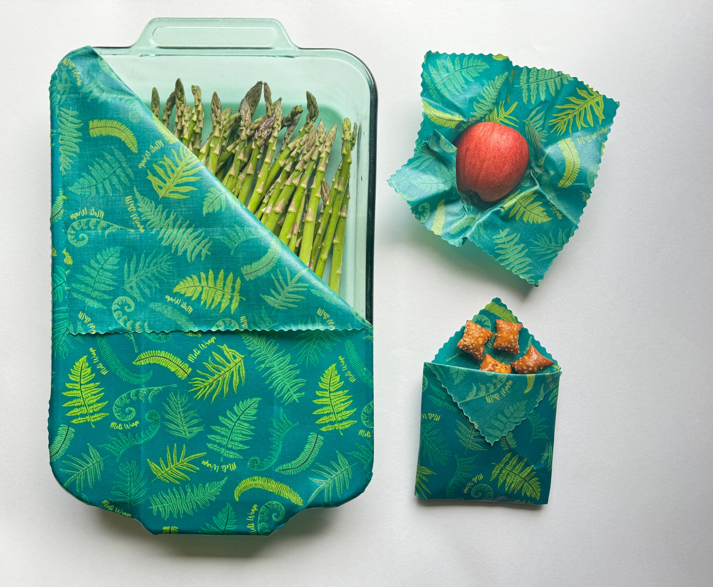 BULK ROLL Beeswax Wrap - Fern Print