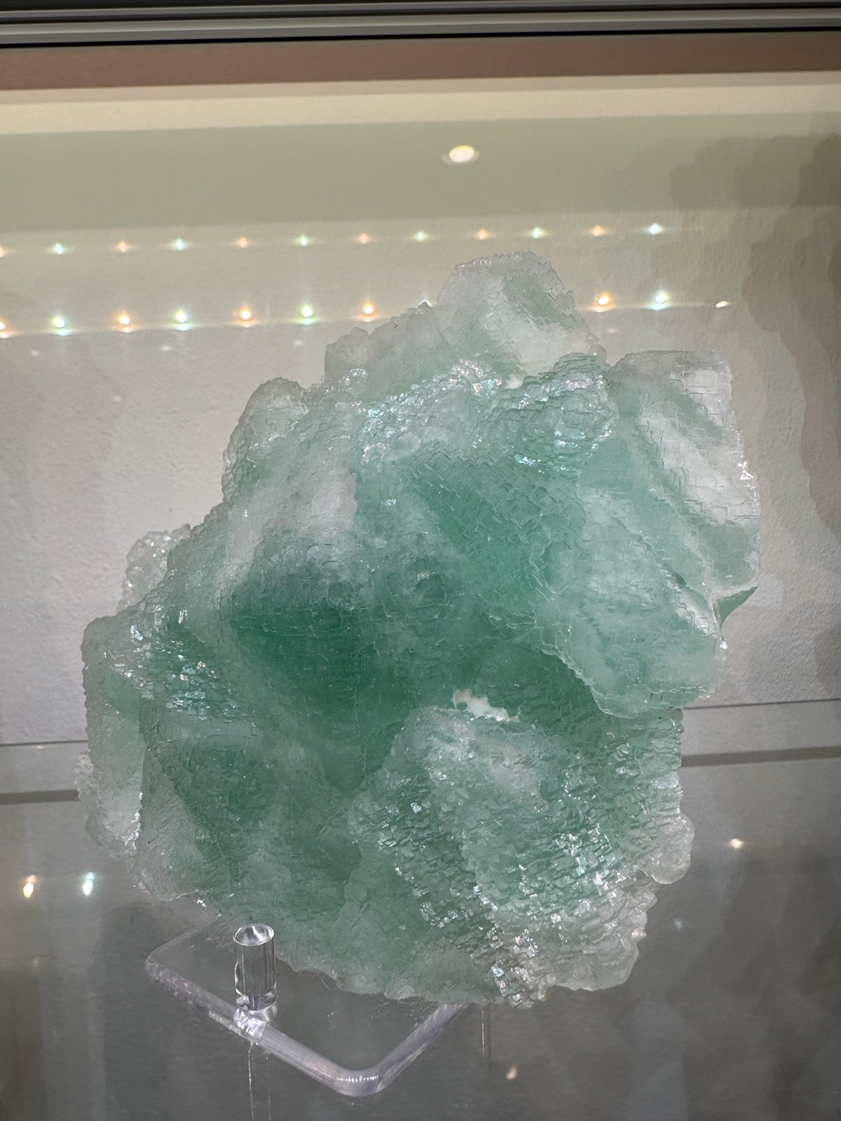 Green and White Fluorite Cluster 1.8 kg