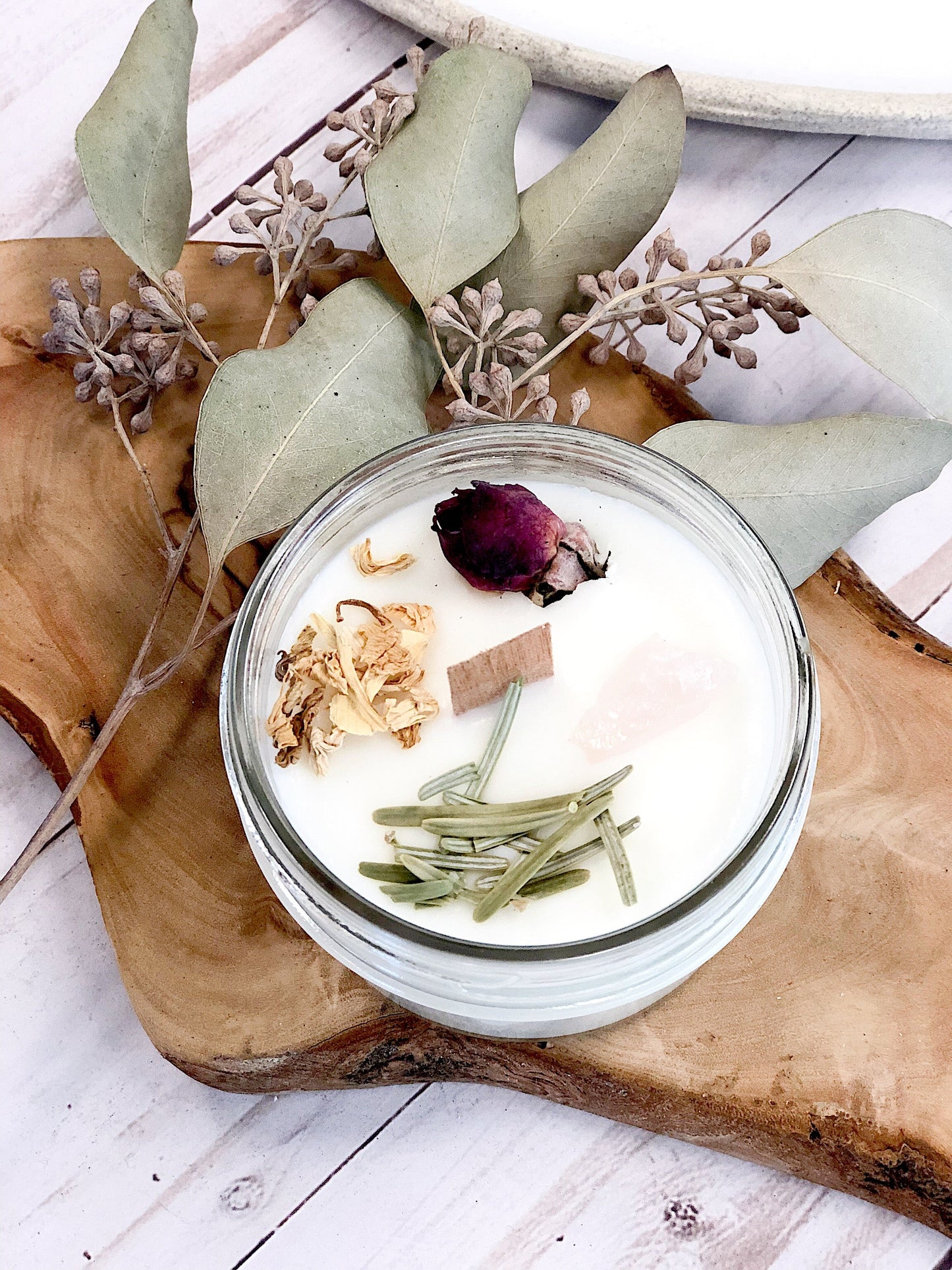 Fertility candle / crystal candle