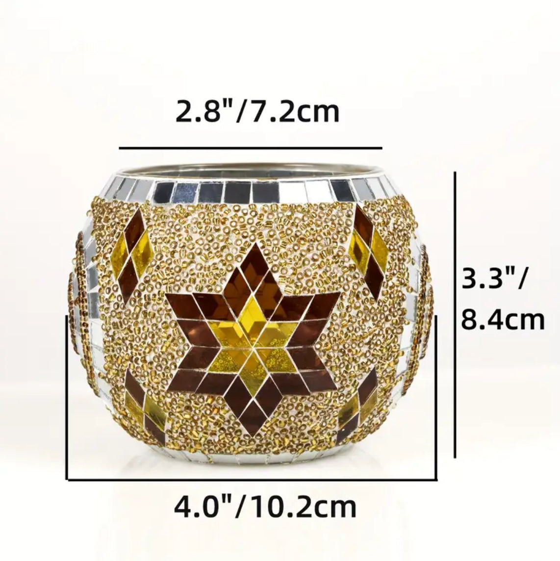 Mosaic Tea Light/Incense Decor