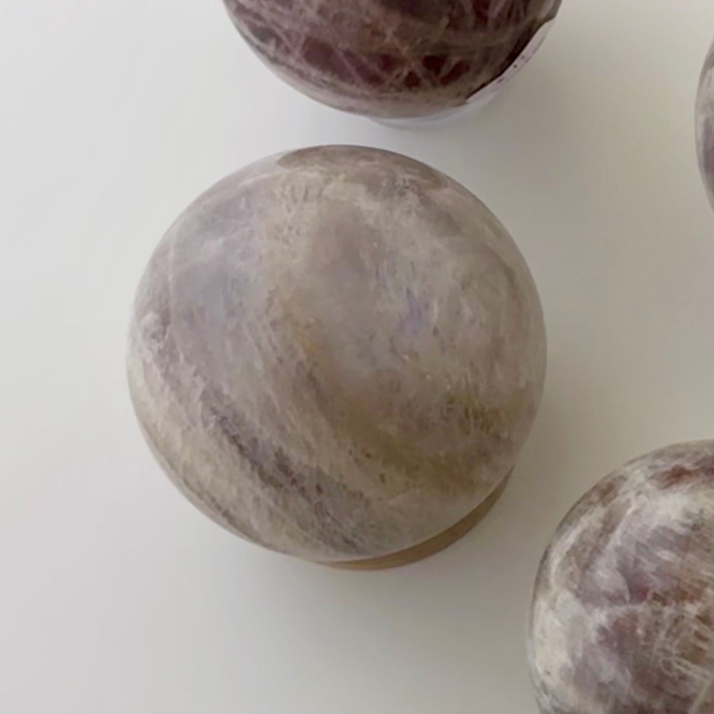 Sunstone in Moonstone Sphere