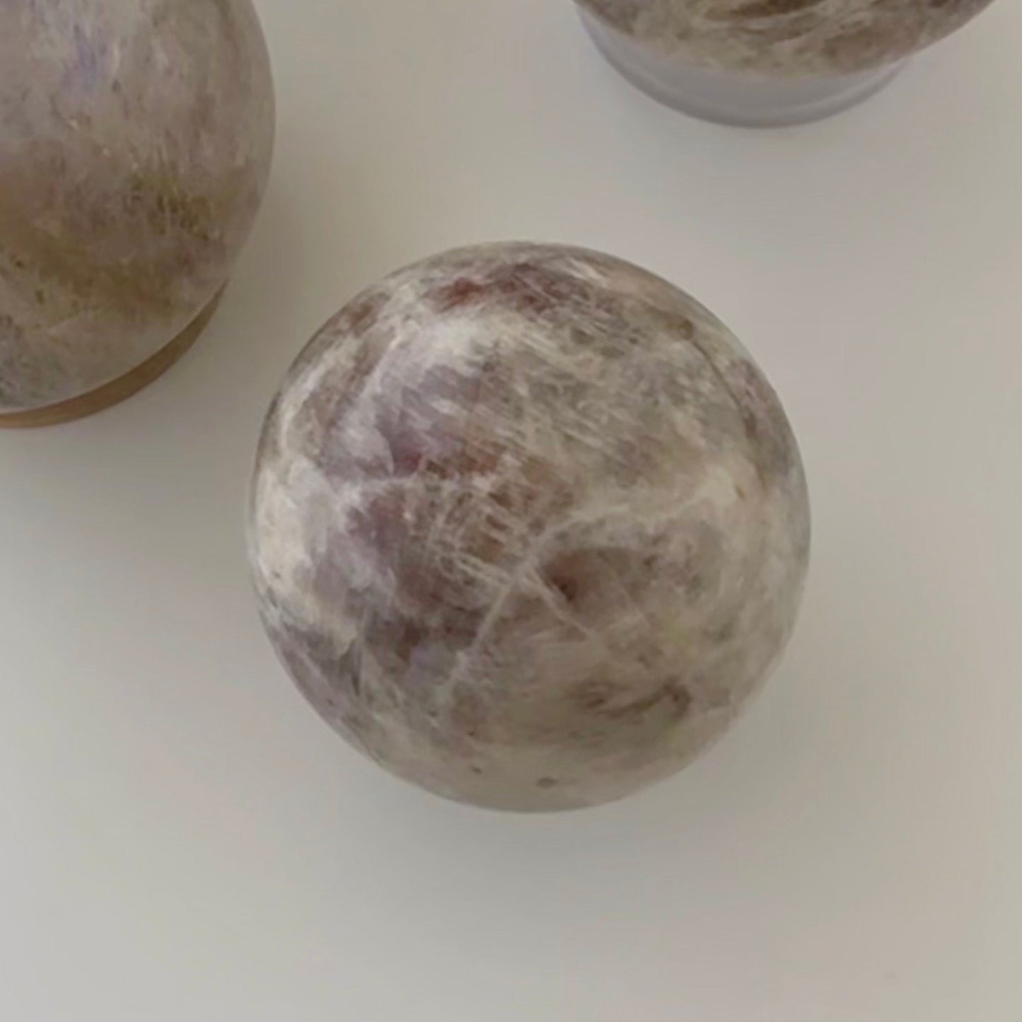 Sunstone in Moonstone Sphere