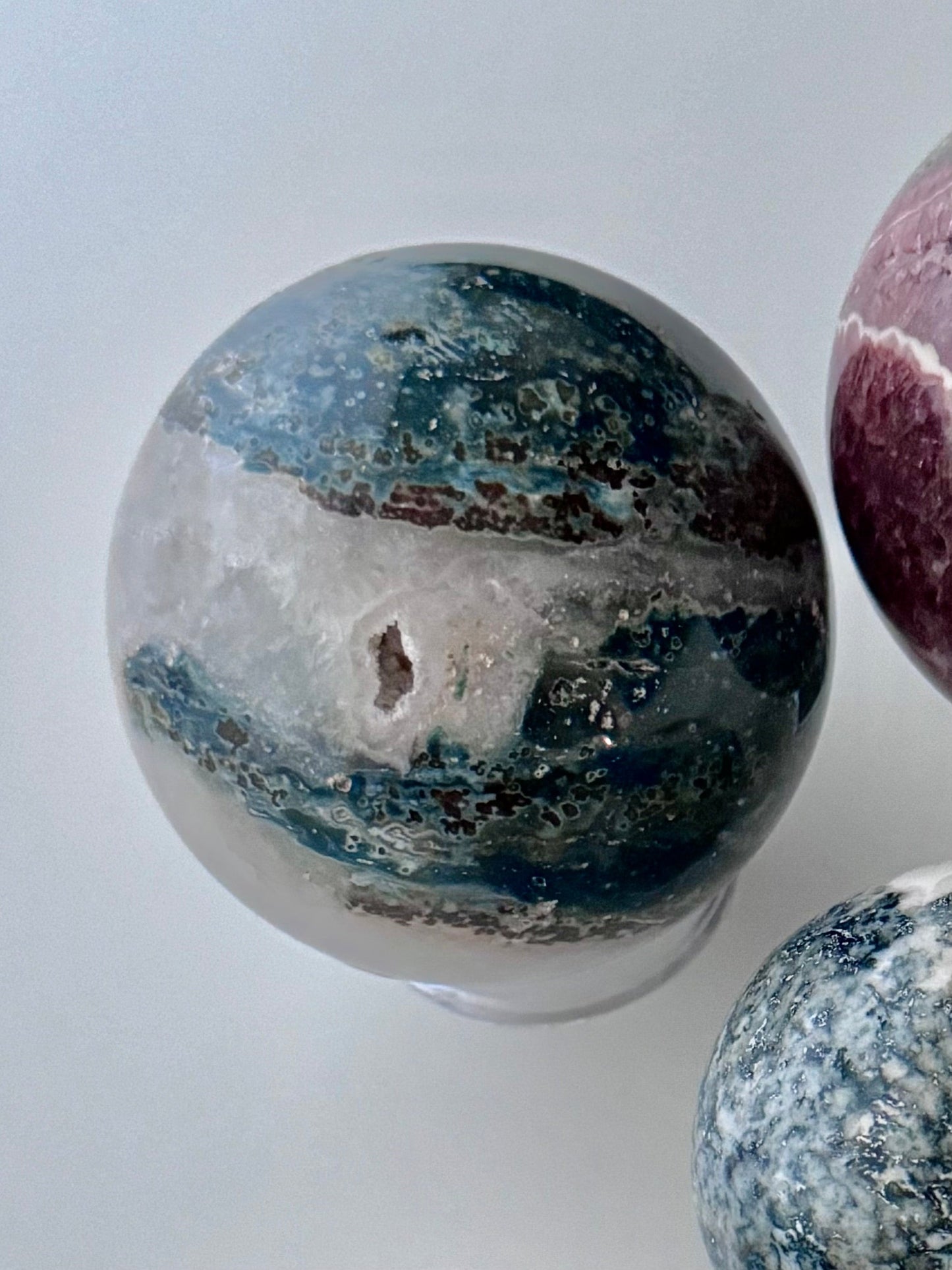 Ocean Jasper Spheres