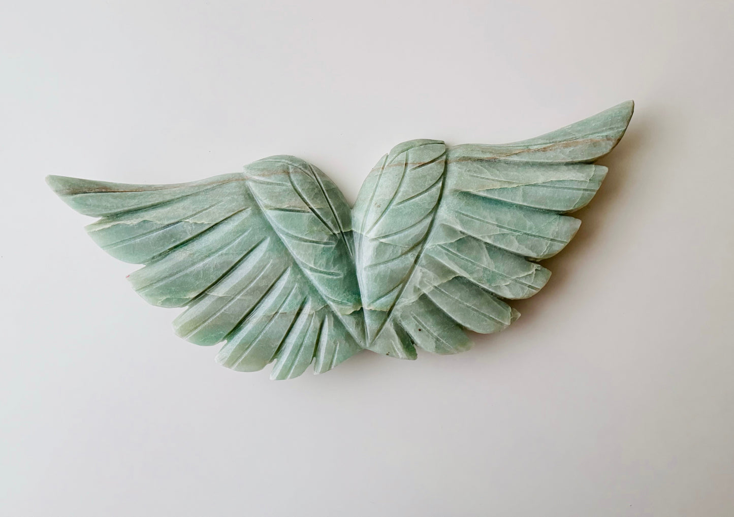 Crystal Carved Angel Wings - Ethically Sourced