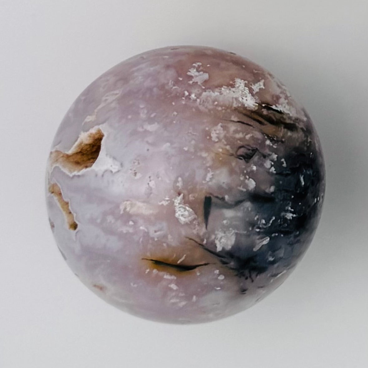 Plume Agate RARE Carvings