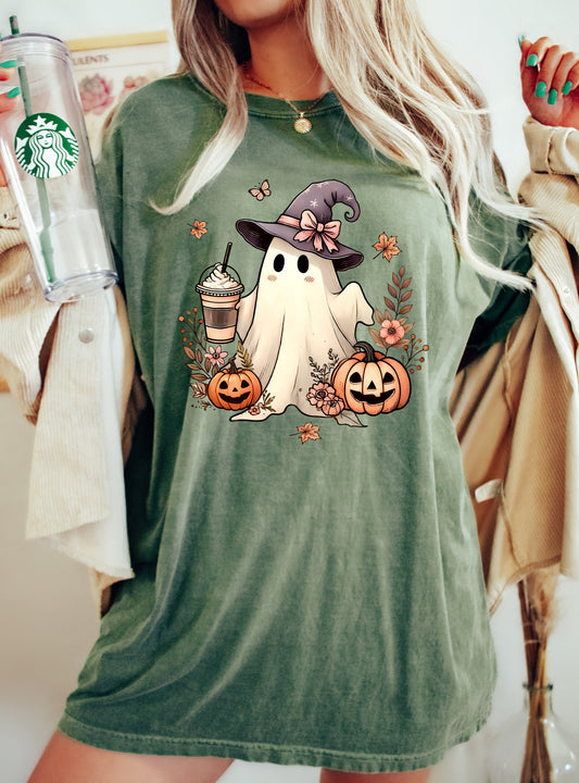 Coffee Ghost - Comfort Colors T-Shirt