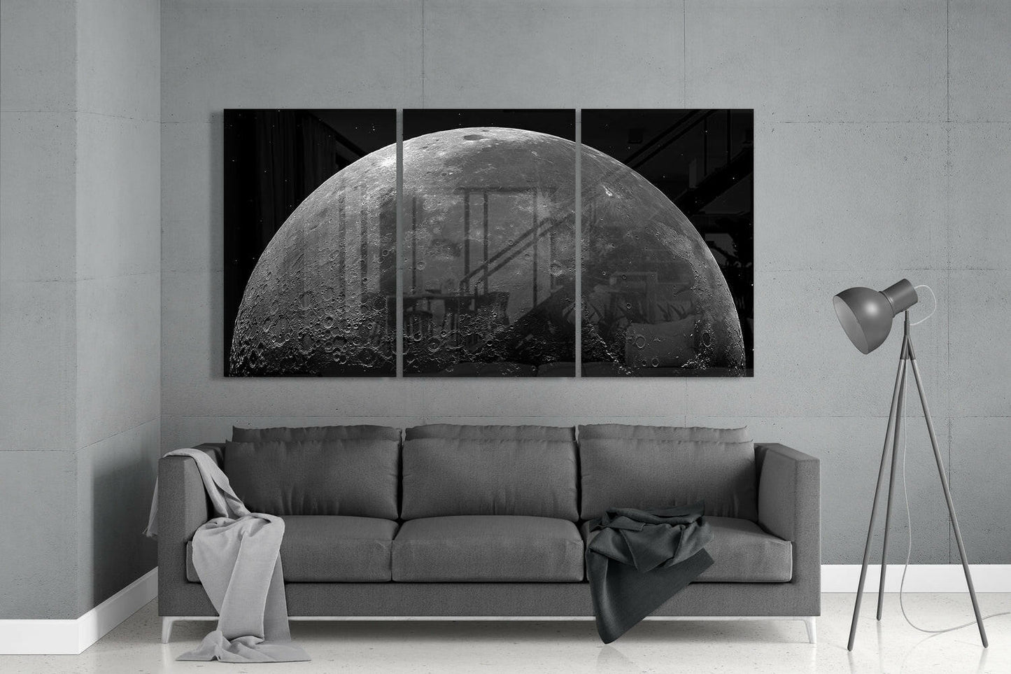 Dark Side of the Moon Mega Glass Wall Art