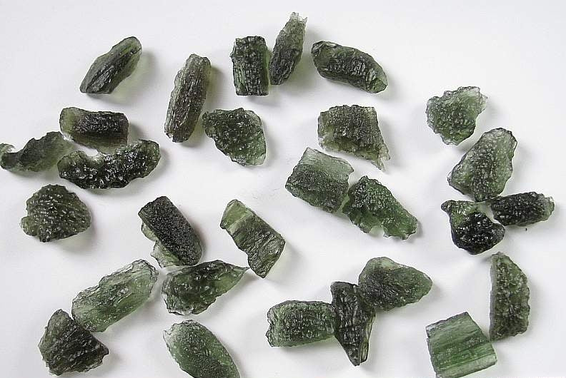 Geniune Moldavite Pieces