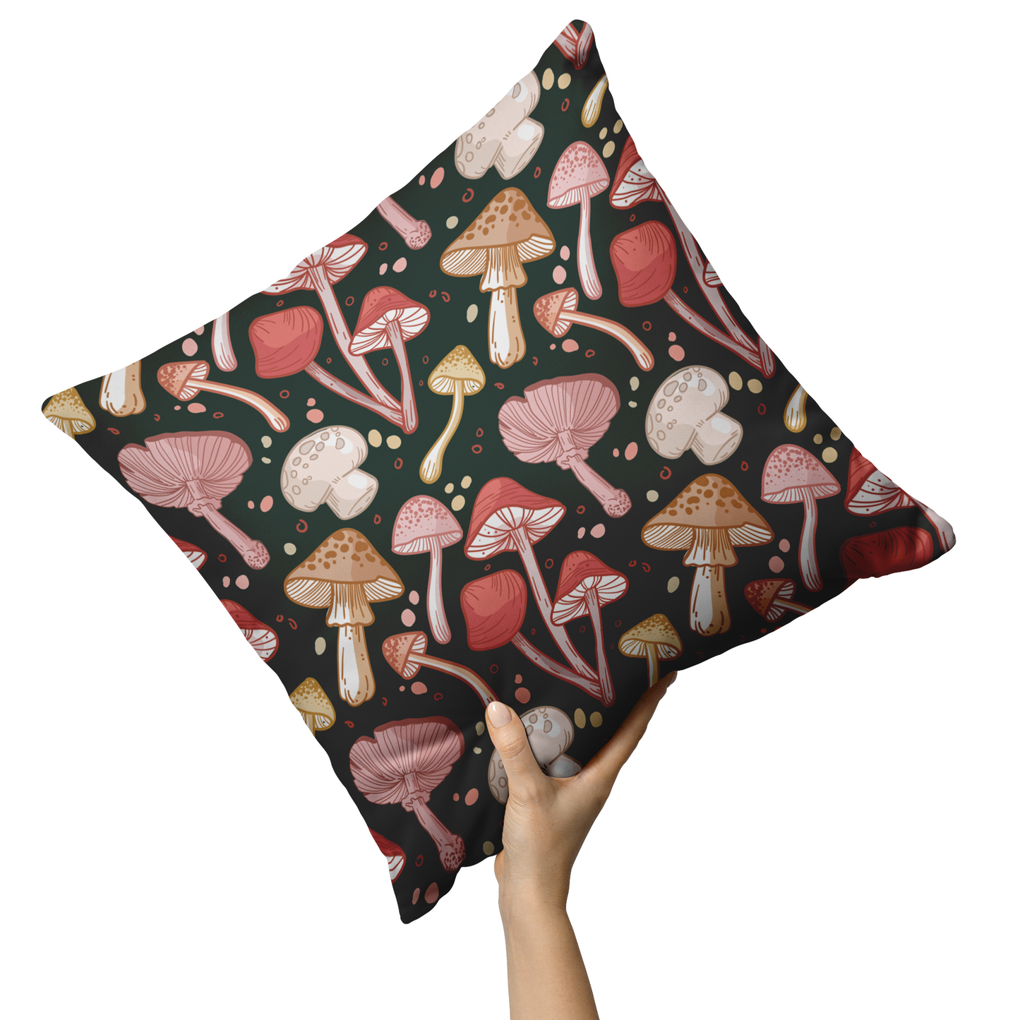 Mushroom - Throw Pillow