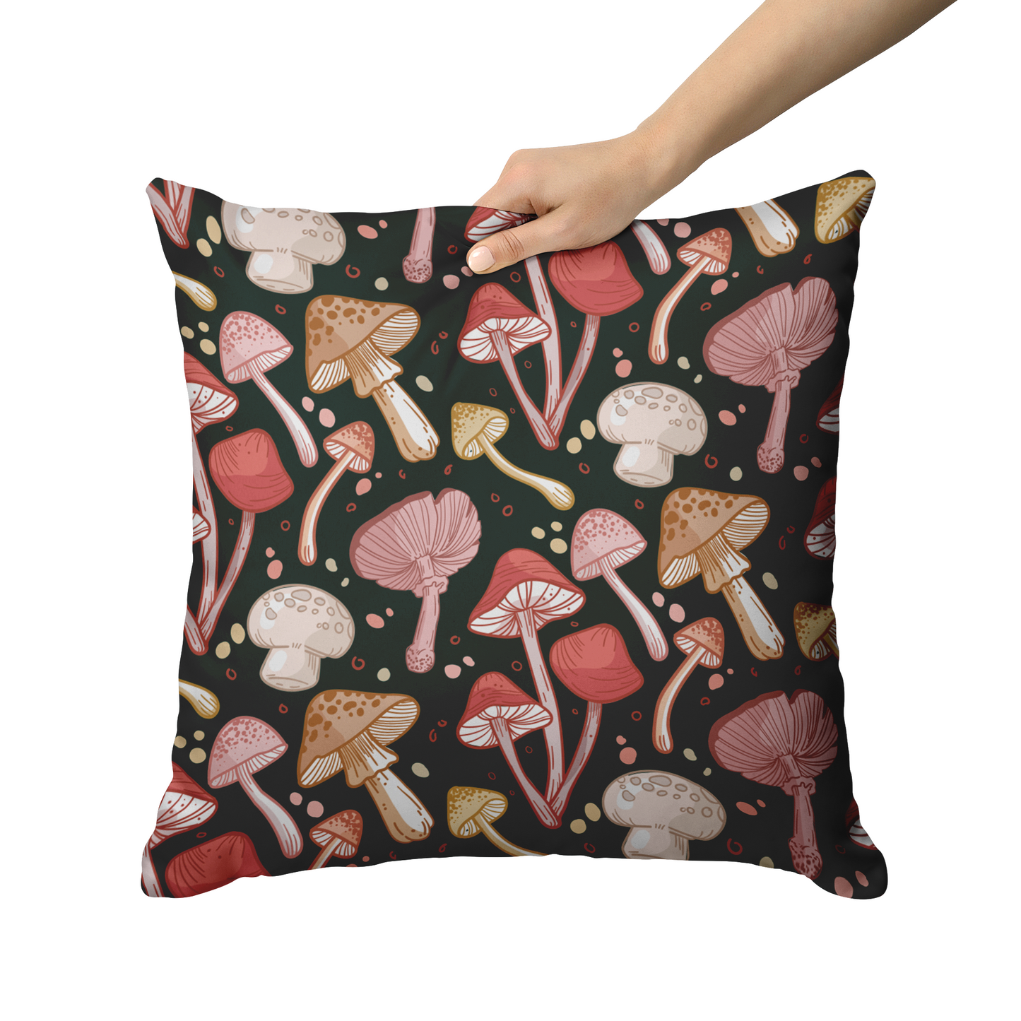 Mushroom - Throw Pillow