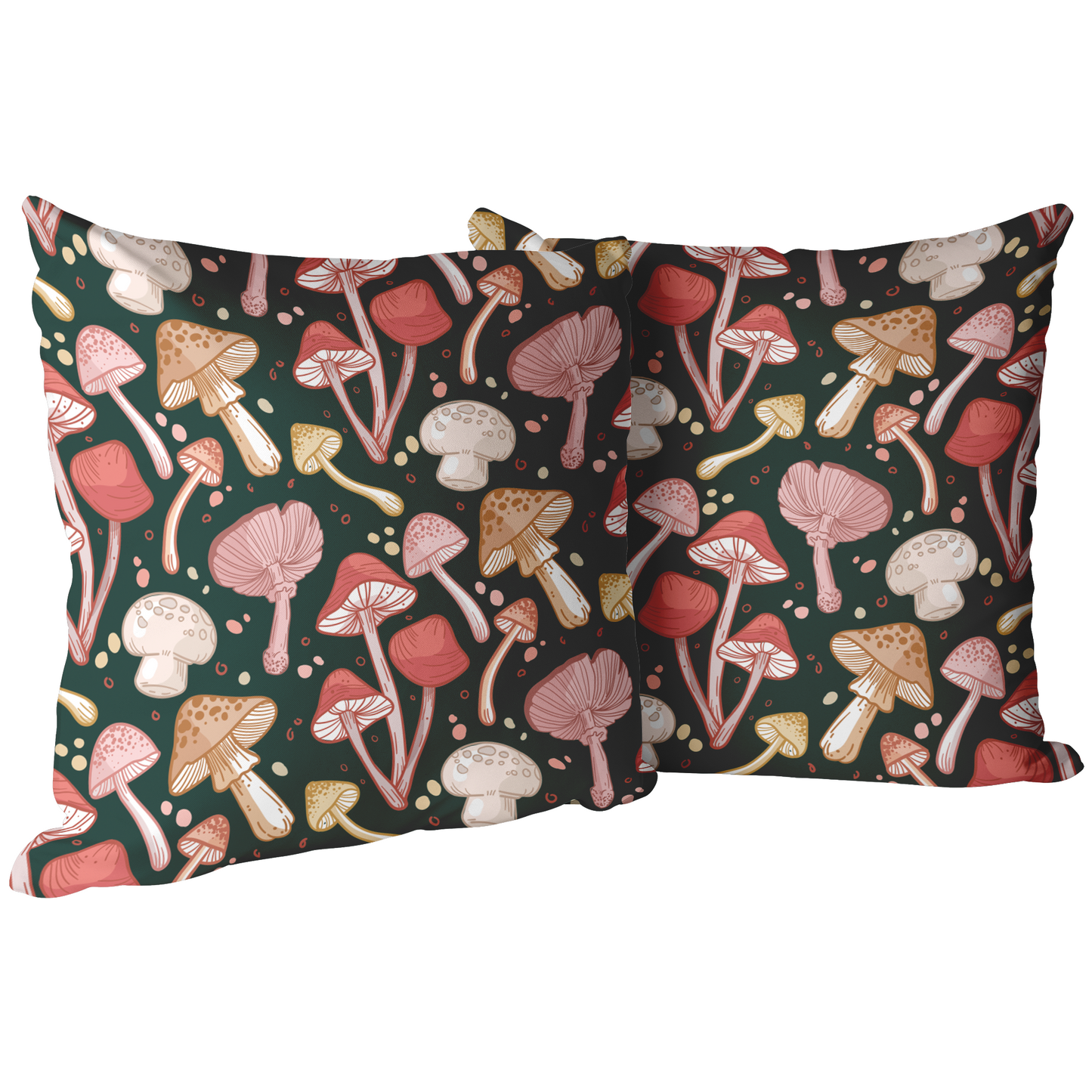 Mushroom - Throw Pillow
