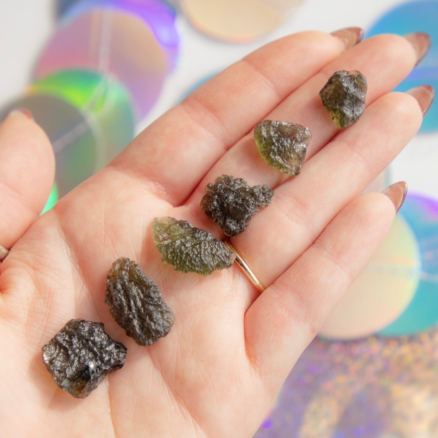 Geniune Moldavite Pieces