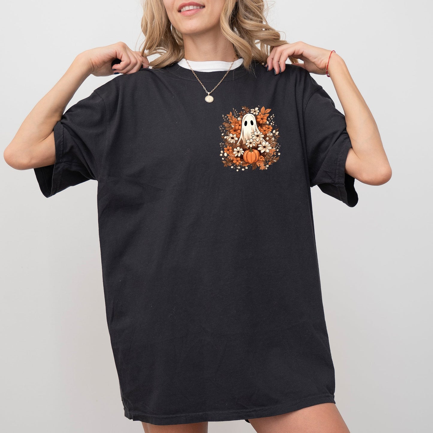 Floral Ghost - Comfort Colors T-Shirt