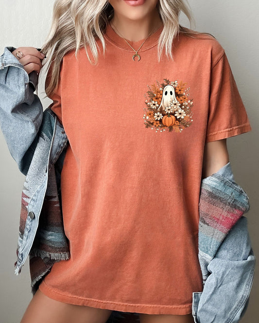 Floral Ghost - Comfort Colors T-Shirt