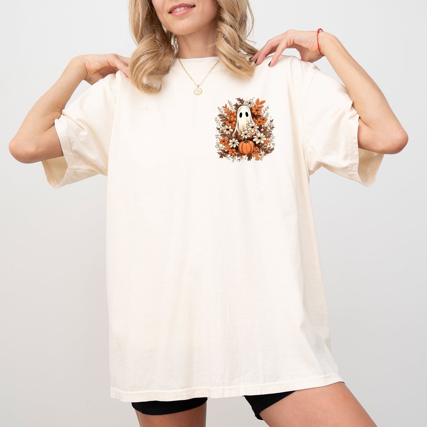 Floral Ghost - Comfort Colors T-Shirt
