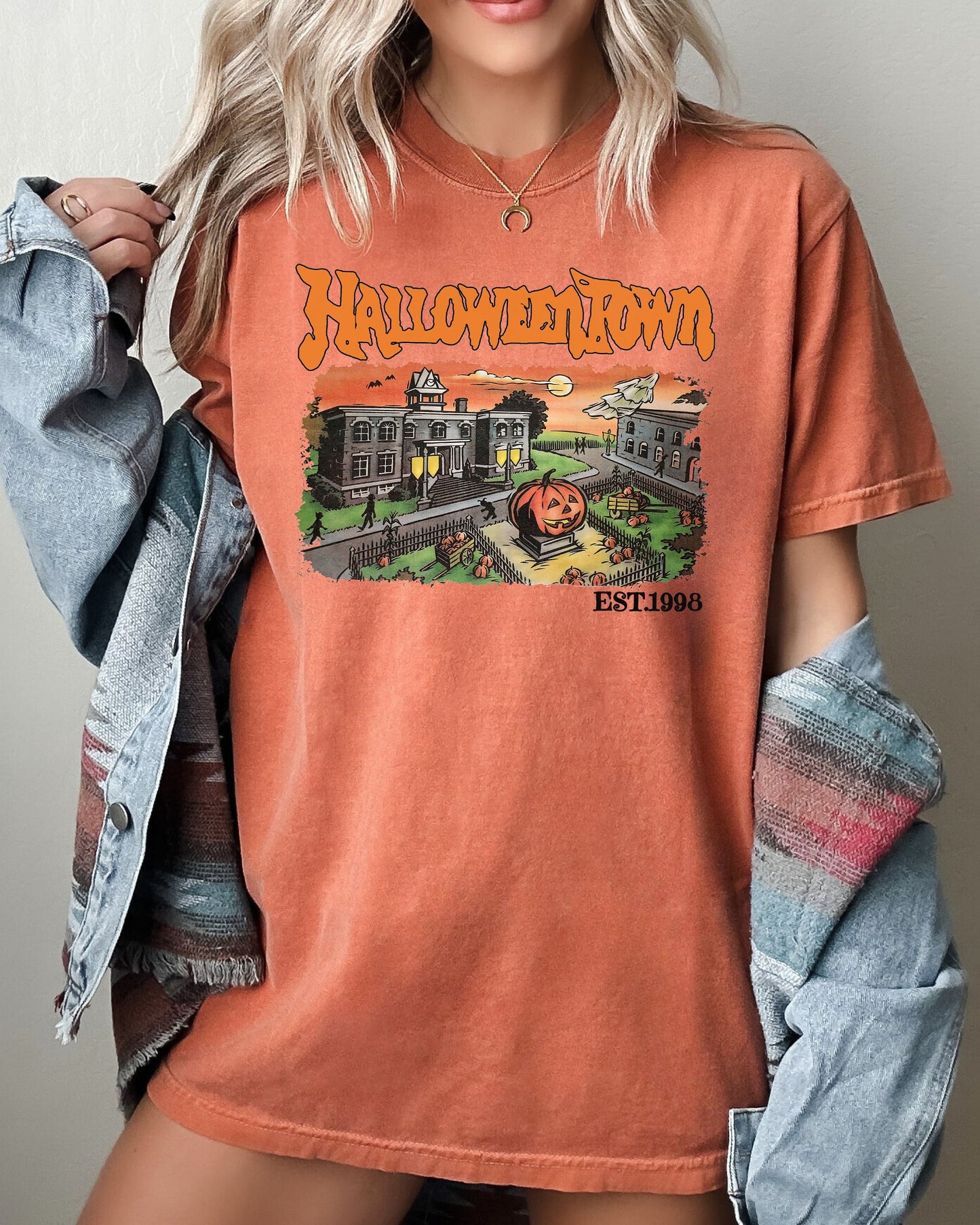 Halloweentown T-Shirt – Comfort Colors Halloween Graphic Tee