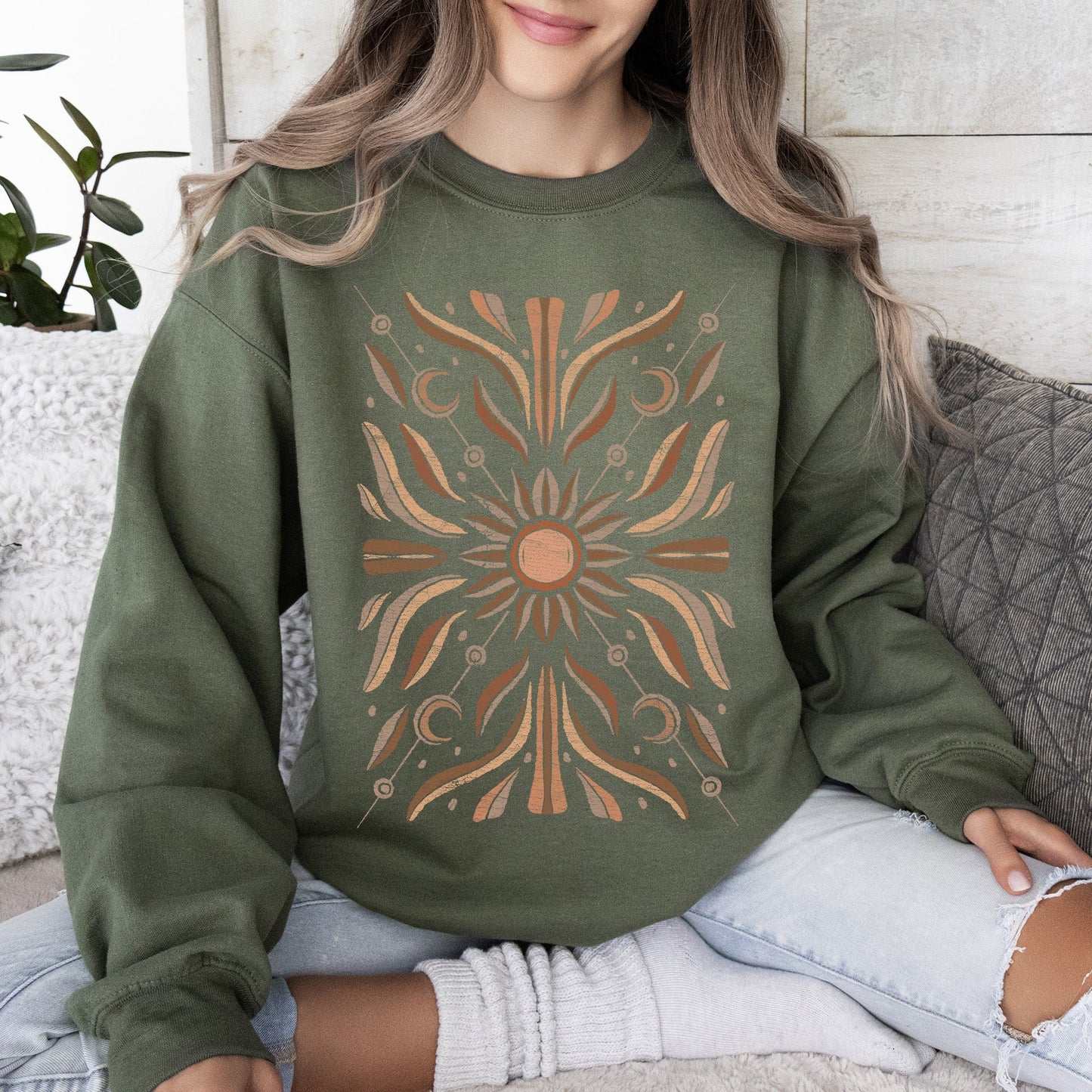 Boho Radiant Sun - Sweatshirt