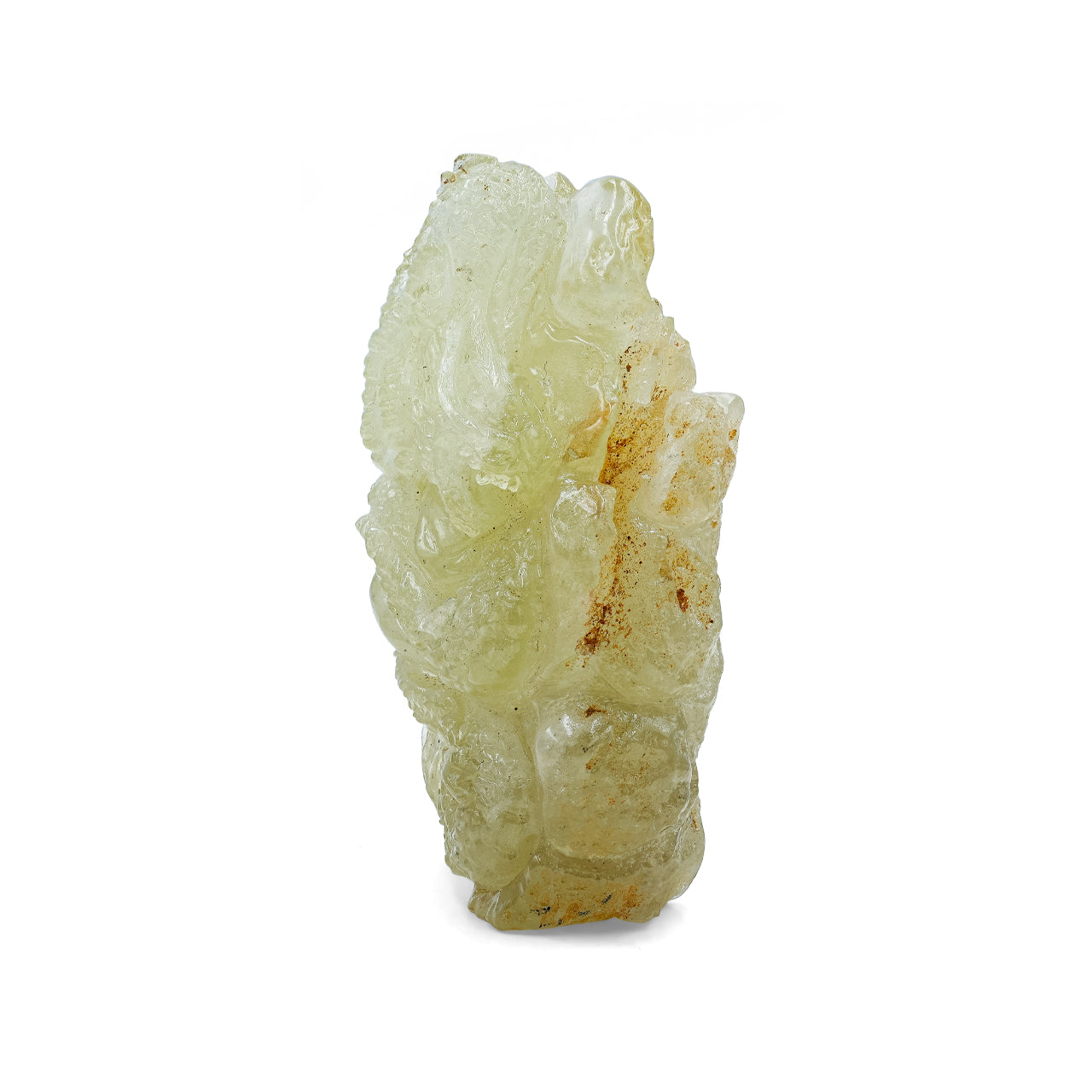 Hand Carved Libyan Desert Tektite Dragon 480 cts - 1 Piece