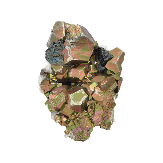 Starborn Rainbow Pyrite on Quartz Crystal Specimen 227.5 carats - 1 piece